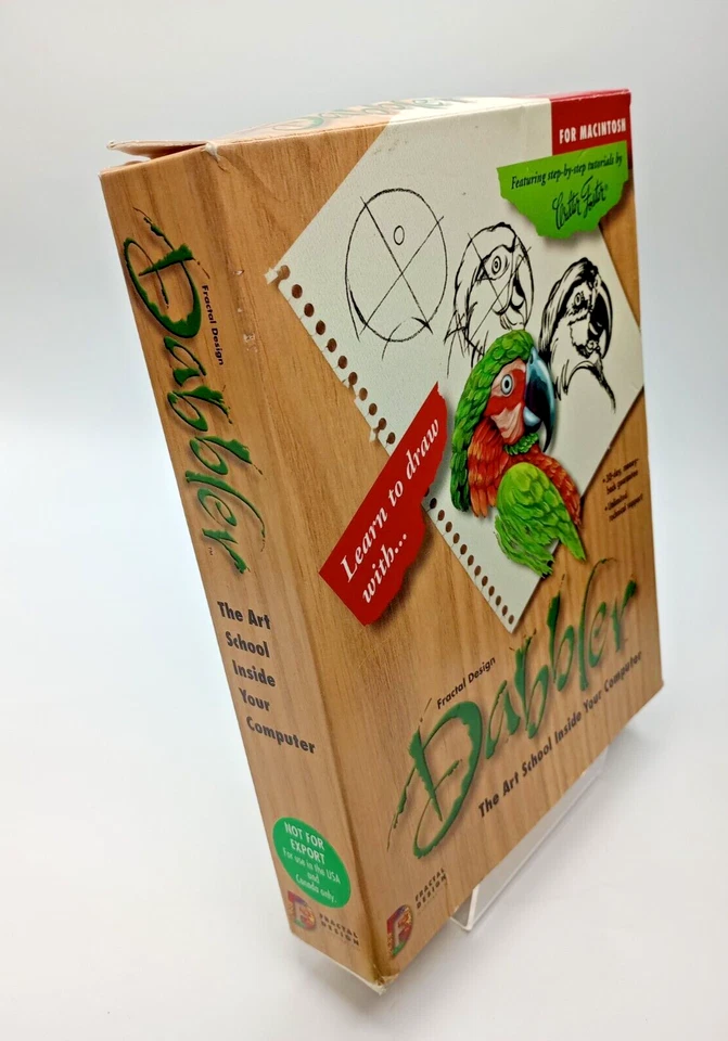 Vintage DABBLER Software for Macintosh by Fractal Design (3.5" Floppy Disks) - Image 4 of 4