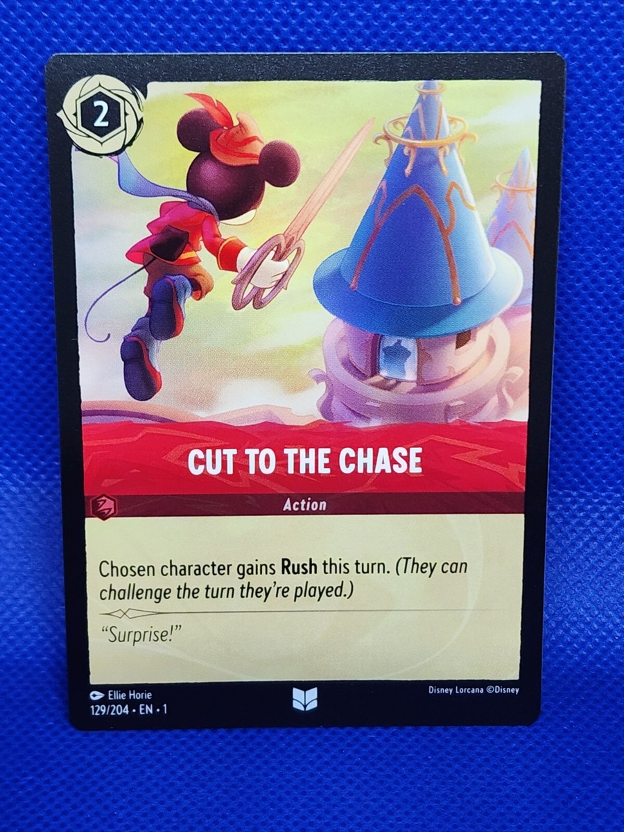 Disney Lorcana: Cut To The Chase Uncommon Non-Foil | eBay Disney Lorcana: Cut To The Chase Uncommon Non-Foil | eBay