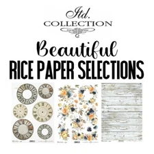 ITD COLLECTION DECOUPAGE RICE PAPERS - USA BASED SELLER
