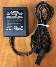 Genuine Canon AC Adapter AD-4 II Input 120VAC 60Hz 8W Output 4.5 VDC 600mA