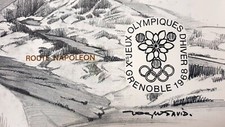 Hiver 1968: Grenoble - FDC FRANCE JO DE GRENOBLE 1968 LES SPORTS D