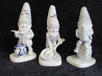 Goebel Co-Boy Figuren 3 Zwerge Höhe ca. 20-20,5 cm 1970 Modell 503, 505 und 514