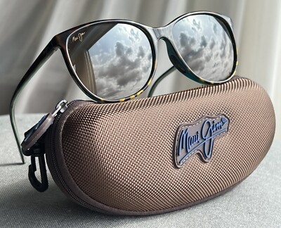 Maui Jim Ocean MJ 723-10P Cat Eye Tortoise Sunglasses Brown Polarized Lens (c) Maui Jim Ocean MJ 723-10P Cat Eye Tortoise Sunglasses Brown  main image 2