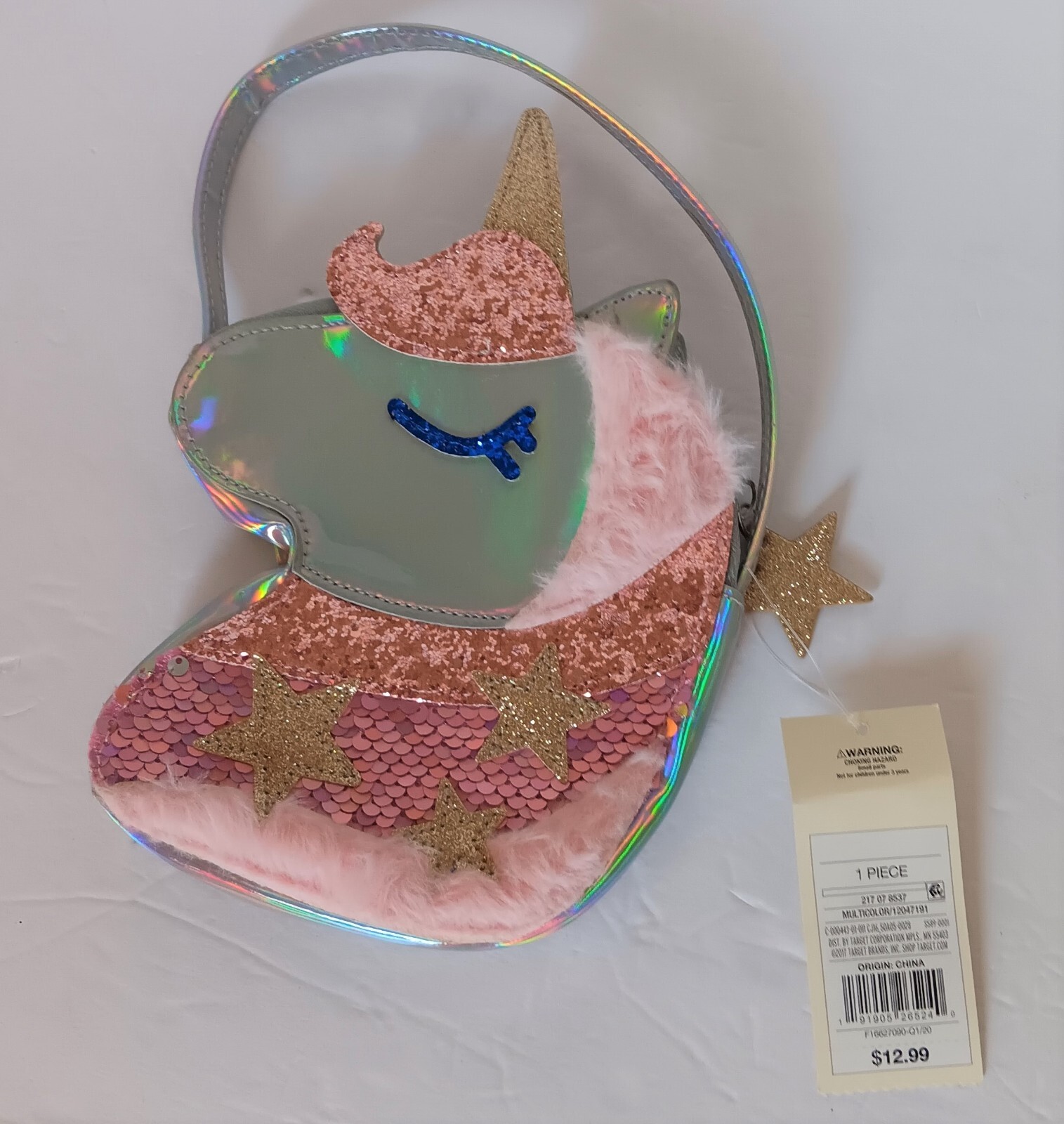 Petit Sac à Main Séquentiel Pour Fille – Argent Et Noir – Neuf Avec étiquettes – Walmart