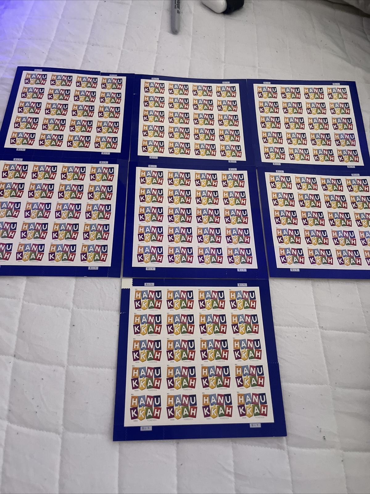 HANUKKAH FOREVER STAMP SHEET, 2010 Sheet of 20 forever stamps eBay