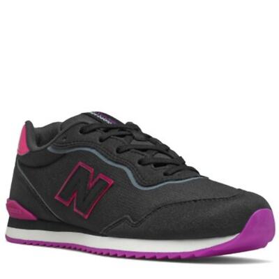 NEW BALANCE Big Kids Sola Black Sleek Sneakers Sz 5.5