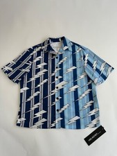 Neil Barrett Milano Boxy All Over Bolt Logo S...