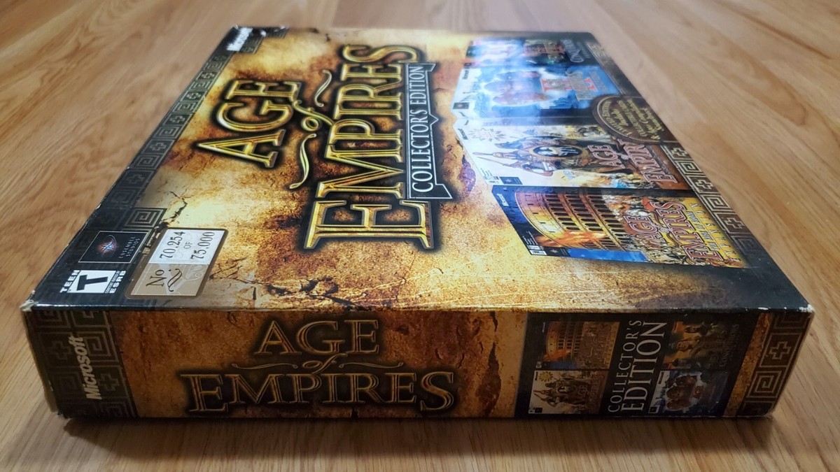 NUMBERED EDITION Age of Empires Collector's Edition PC CD