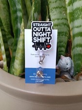 Nurses Night Shift Squad Badge Reel Holder/ ID / Clip