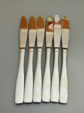 Cambridge MADISON? Table Knife 9-1/4" Stainless Flatware Satin - 6 Knives- Lot 1