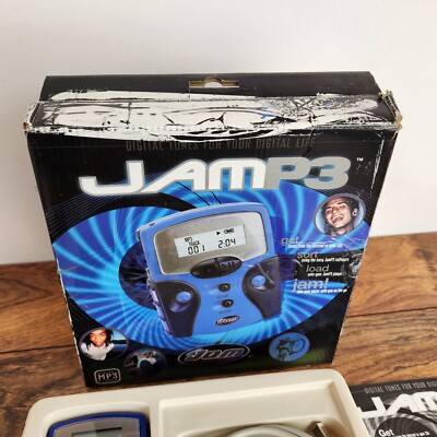 KB Gear JamP3 Lettore MP3 Vintage KG-MP31B Azzurro - Nuovo Sigillato, 16MB Di Pura Nostalgia!