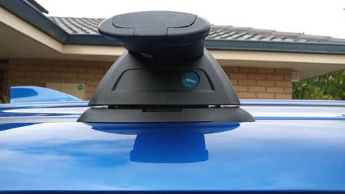 2x BLACK Cross bar / Roof rack for Mitsubish ASX GS ES MR  2010 - 2024 - Picture 2 of 3