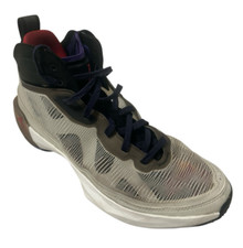 Nike Air Jordan XXXVII 37 Beyond Borders Gray Light Bone Fire Red Men Size 11