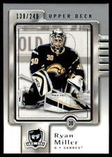 2006-07 Upper Deck The Cup #12 Ryan Miller 138/249 Buffalo Sabres