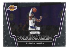 2020-21 Panini Prizm Widescreen LeBron James #1 Los Angeles Lakers Basketball LA