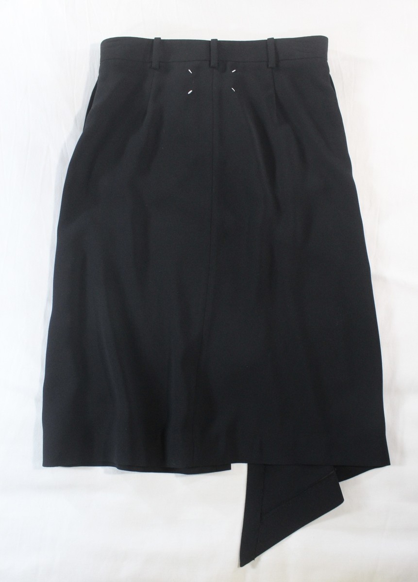 MAISON MARGIELA - $986 BLACK ASYMMETRICAL 