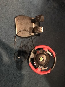 Details About Thrustmaster Ferrari 458 Spider 4460105 Wheel And Pedals Set