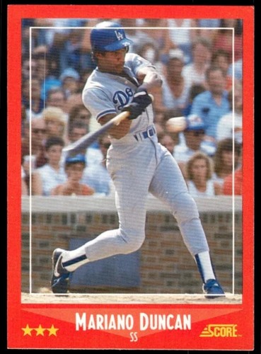 1988 Score Baseball, #251-500, You Pick, COMPLETE YOUR SET!! Part 2 - Picture 44 of 70