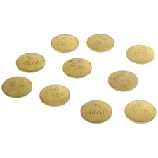 ELGIN 1-1/8" 1.126" PL-10B BRASS Concave Disc Expansion Freeze Plugs Box/10