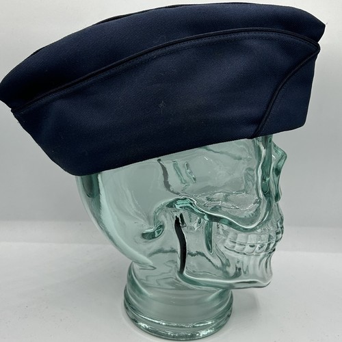 Vintage Flight Ace US Air Force Garrison Cap Blue Leather Band