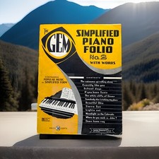 The Gem Folio Pianoforte Semplificato con Parole n. 2 Shapiro Ambra Semplificata
