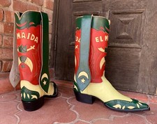 Botas de Vaquero Top Gun Para Hombre Talla 8D Tom Cruise Maverick Por Rancho Loco