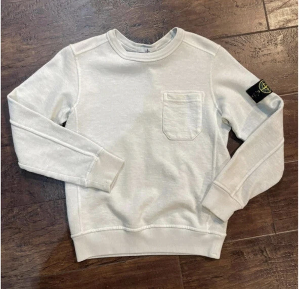 Stone island store jumper cream
