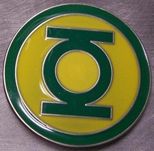 Pewter Belt Buckle Cartoon Superhero Green Lantern NEW