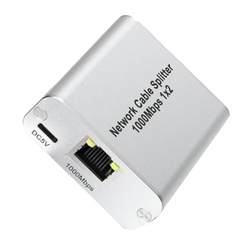 Ethernet Splitter 1 to 2 High Speed Gigabit Ethernet  2 Port Internet RJ453501