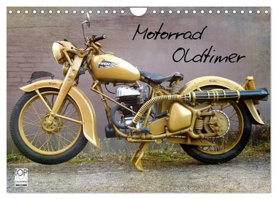 Motorrad Oldtimer (Wandkalender 2026 DIN A4 quer), CALVENDO Monatskalender 2026