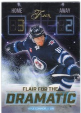 2025-26 FLEER FLAIR FLAIR FOR THE DRAMATIC #FTD-5 WPG JETS - KYLE CONNOR