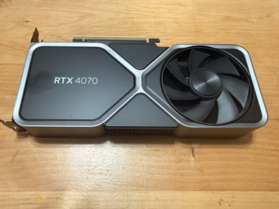 NVIDIA GeForce RTX 4070 Founders Edition 12GB GDDR6X - Excellent Condition