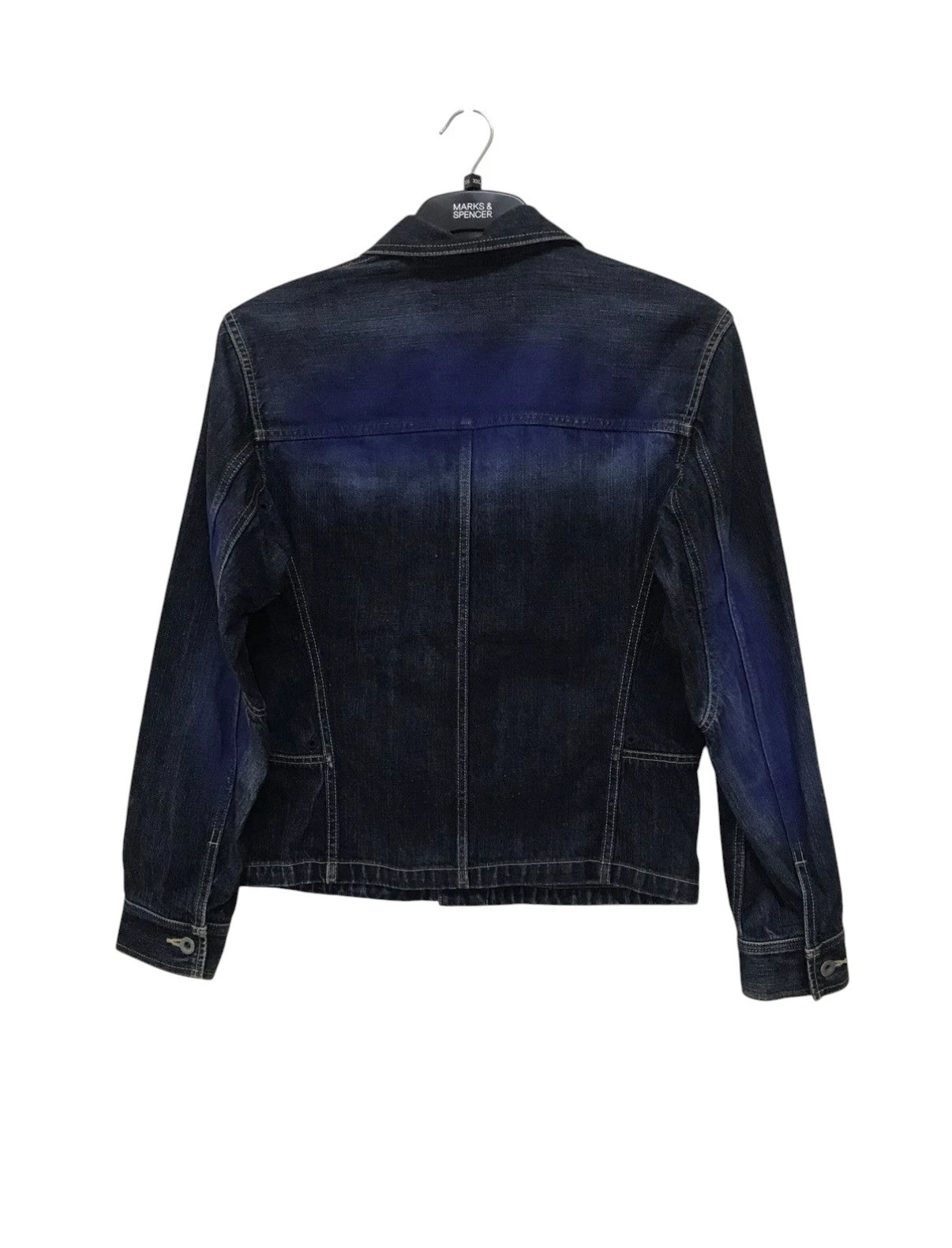 Issey Miyake Denim Jacket painted Design - product detail image 4
