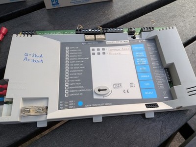 FOR PARTS MZX C Brandmeldezentrale System Netzteil Batterien FÜR TEILE