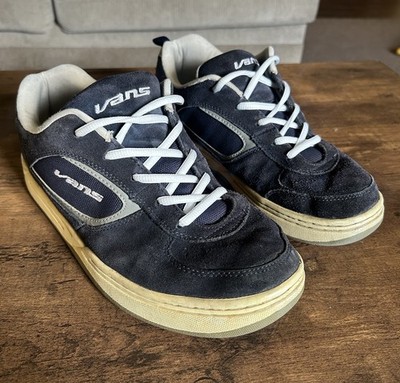 VANS Vintage Maverick II Men's Navy Gray Suede Canvas Sneakers US Size 10