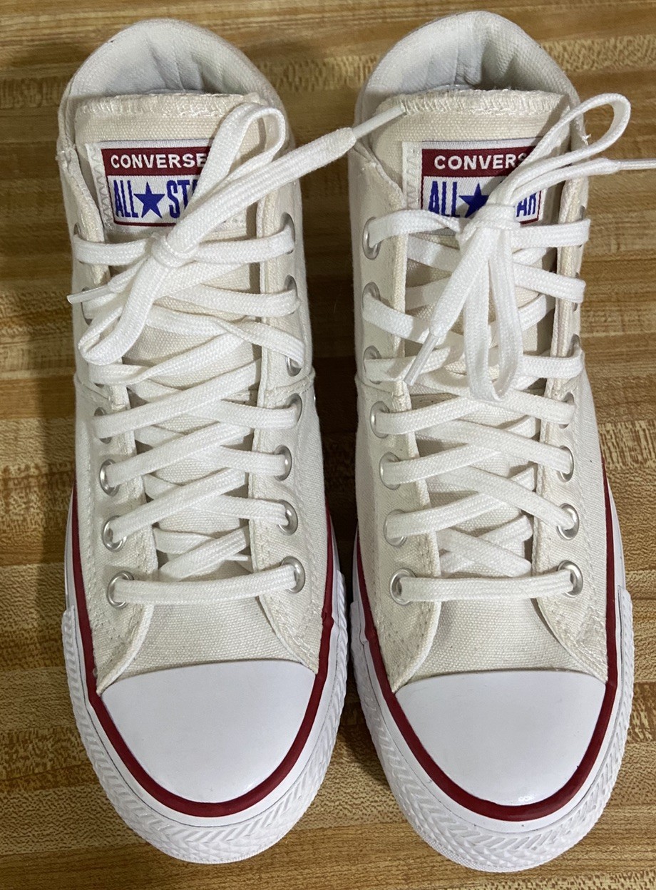 Converse Chuck Taylor All Star Madison Mid Sneakers Women's Size 7 White Canvas