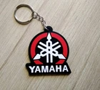 YAMAHA Logo Keychain Rubber Keyring Motorcycle Bike Collectible Modern Gift New