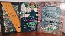 Celebration of Hand-Hooked Rugs : Vols. 1 , 2  3 - Lavishly Illustrated HCs