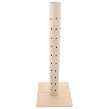 1pc Wood 360&deg; Rotate Lollipop Holder Decorative Round Hole Stand Candy Holder