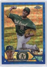 2023 Topps Chrome Logofractor Edition Blue Refractor /150 Shintaro Fujinami 13v9