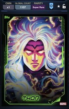 TOPPS MARVEL COLLECT (DIGITAL) Glorious Collection Thor Super Rare
