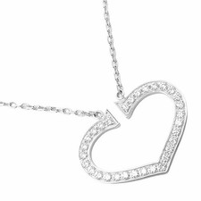 Cartier Round Brilliant Diamond Large C Heart...