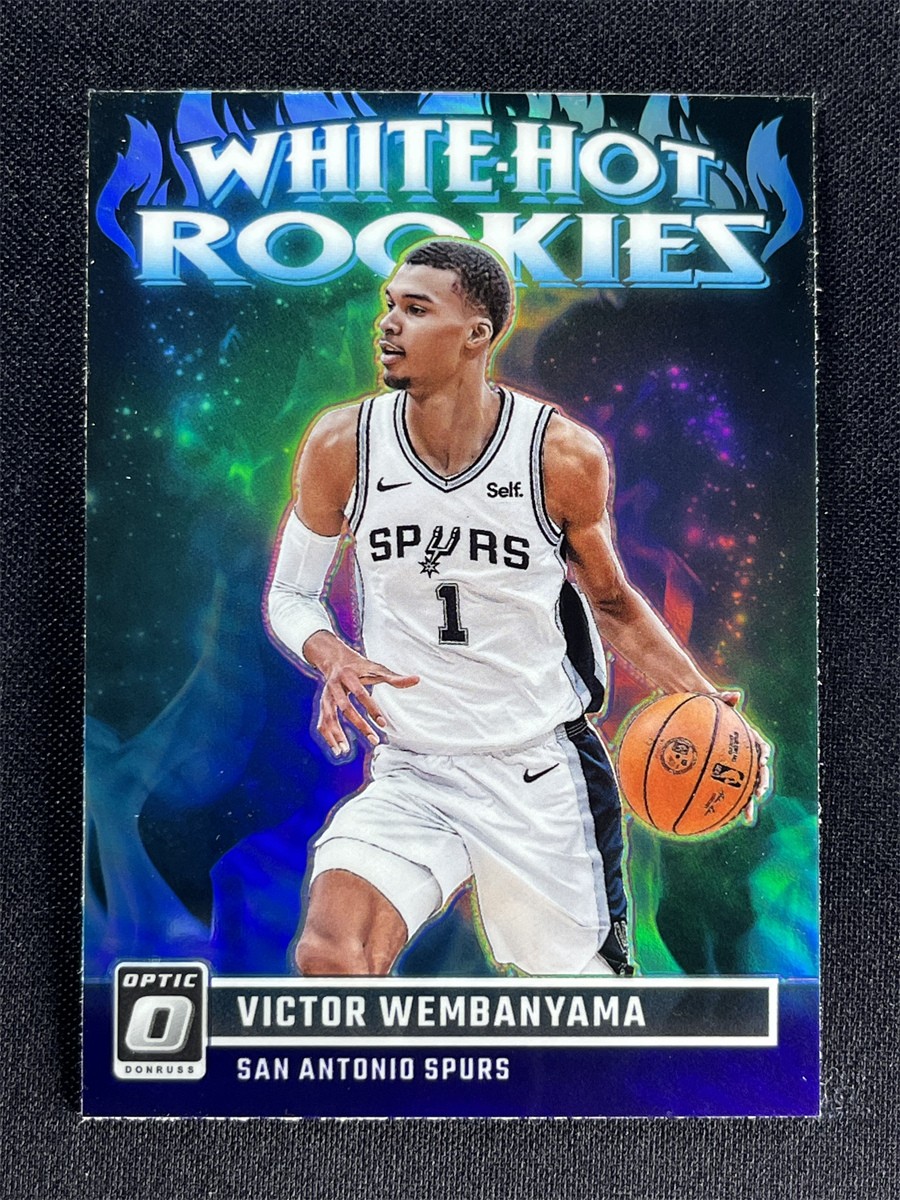 2023-24 Panini Donruss Optic Victor Wembanyama #2 White Hot Rookies RC Purple
