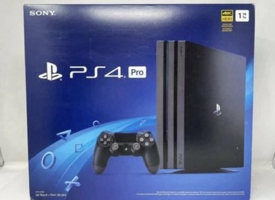 Sony PlayStation 4 Pro 1TB Console - Black [1TB PS4 w/ DualShock] Open Box- New