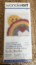 Wonderart Latch Hook Kit 12 Inch X 12 Inch-Sunshine Rainbow 057355369504