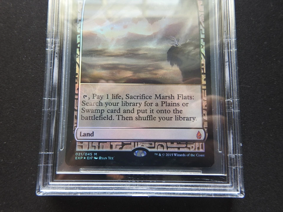 Marsh Flats FOIL BGS 9 MINT [Zendikar Expeditions] Quad++ Free Priority Mail! - Image 3 of 4
