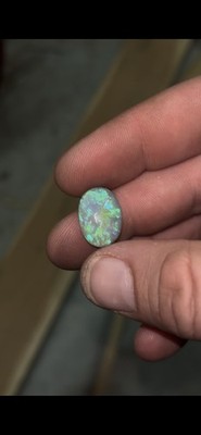 8.53ct Super Bright Australian Dark Opal Multi-Directional Beautiful Pattern