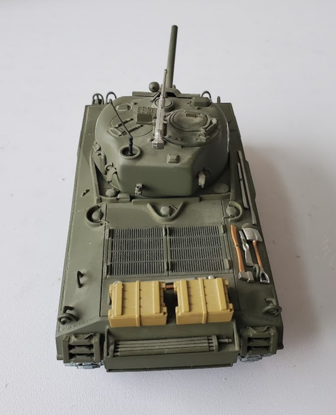 Rare! Paul's Model Art Minichamps M4A3 Sherman tank, 1/35 diecast