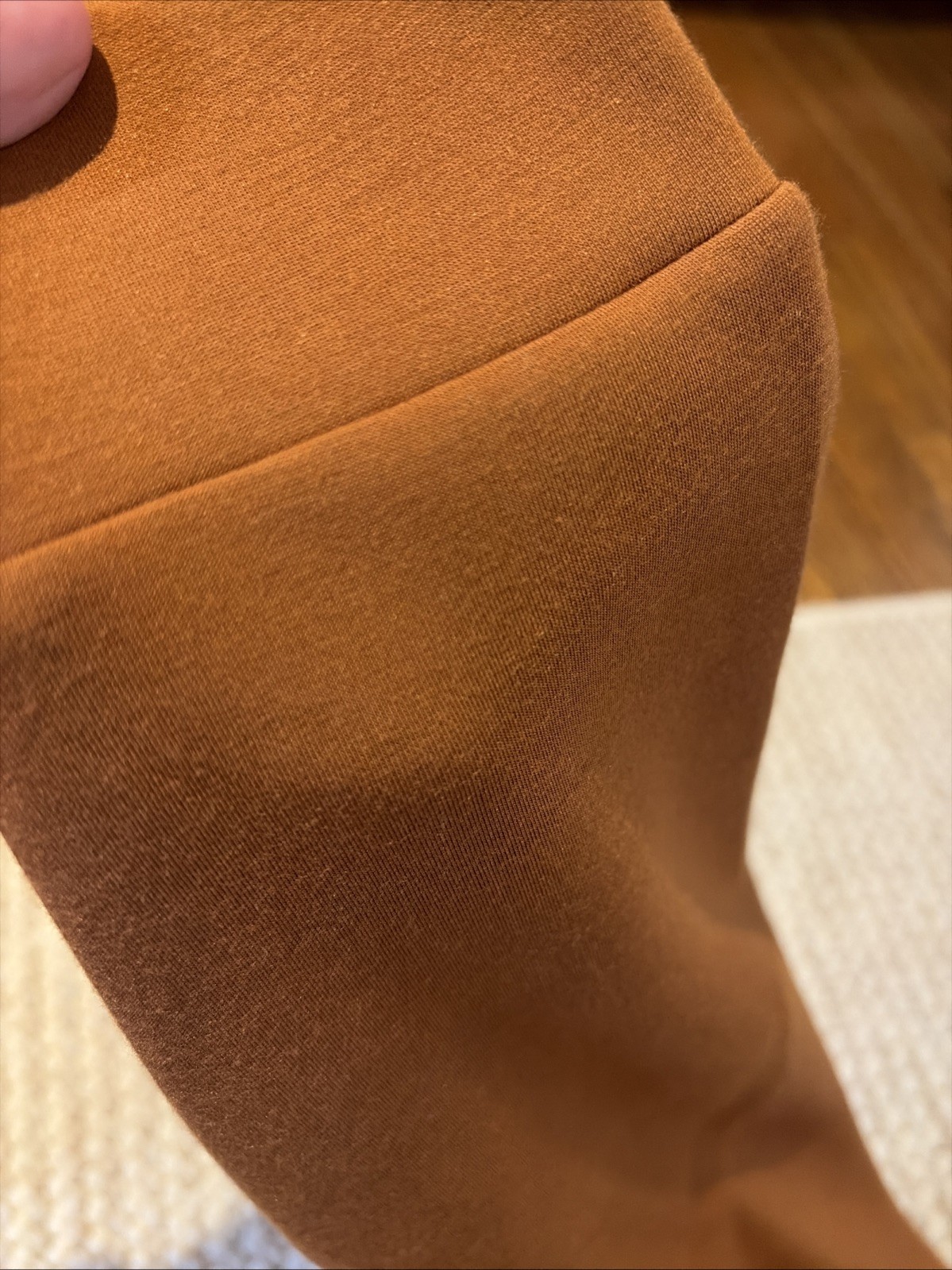 Spanx Air Essentials Half Zip Small Buttercup Bro… - image 4