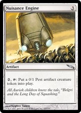 NUISANCE ENGINE x4 mtg LP Mirrodin 4 Unc